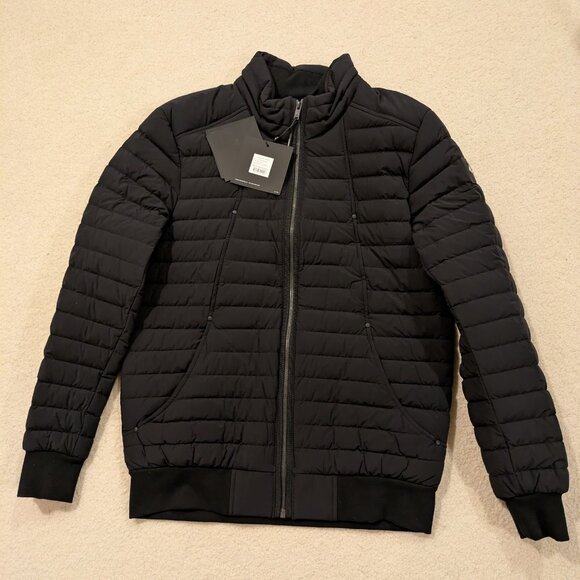 Moose Knuckles Keap Down Bomber Jacket in Black, Large - Picture 1 of 16